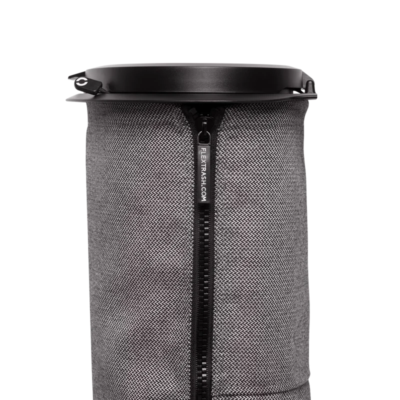 Der Flextrash Abfalleimer - Groß 9 Liter - Tragbar für Vanlife