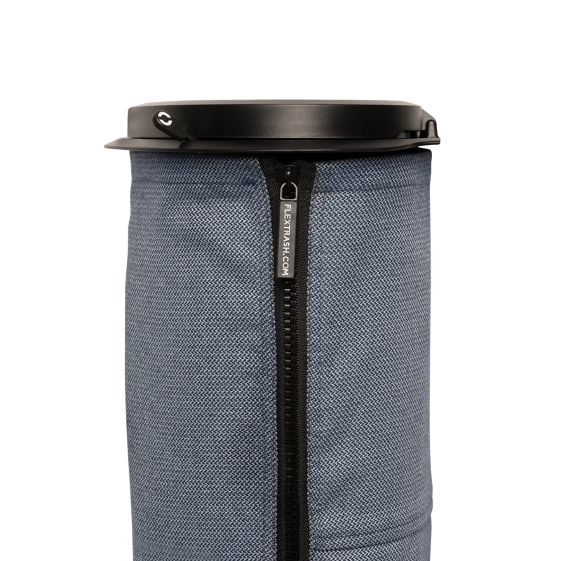 Der Flextrash Abfalleimer - Groß 9 Liter - Tragbar für Vanlife