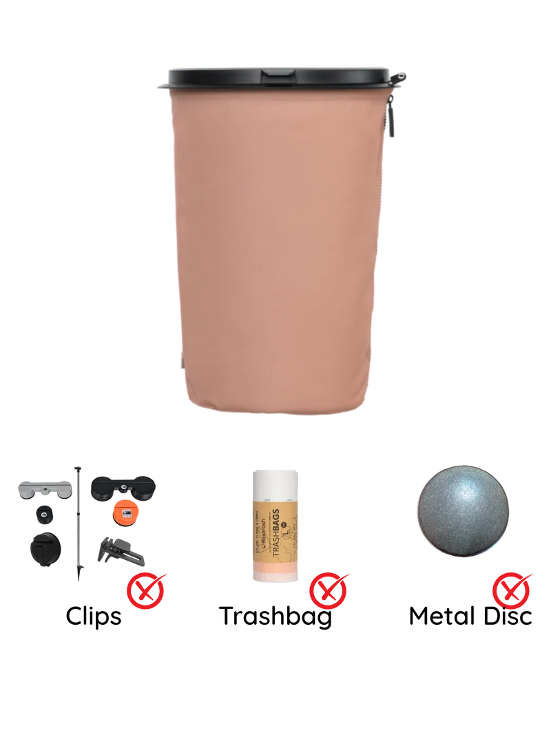 Der Flextrash Abfalleimer - Groß 9 Liter - Tragbar für Vanlife