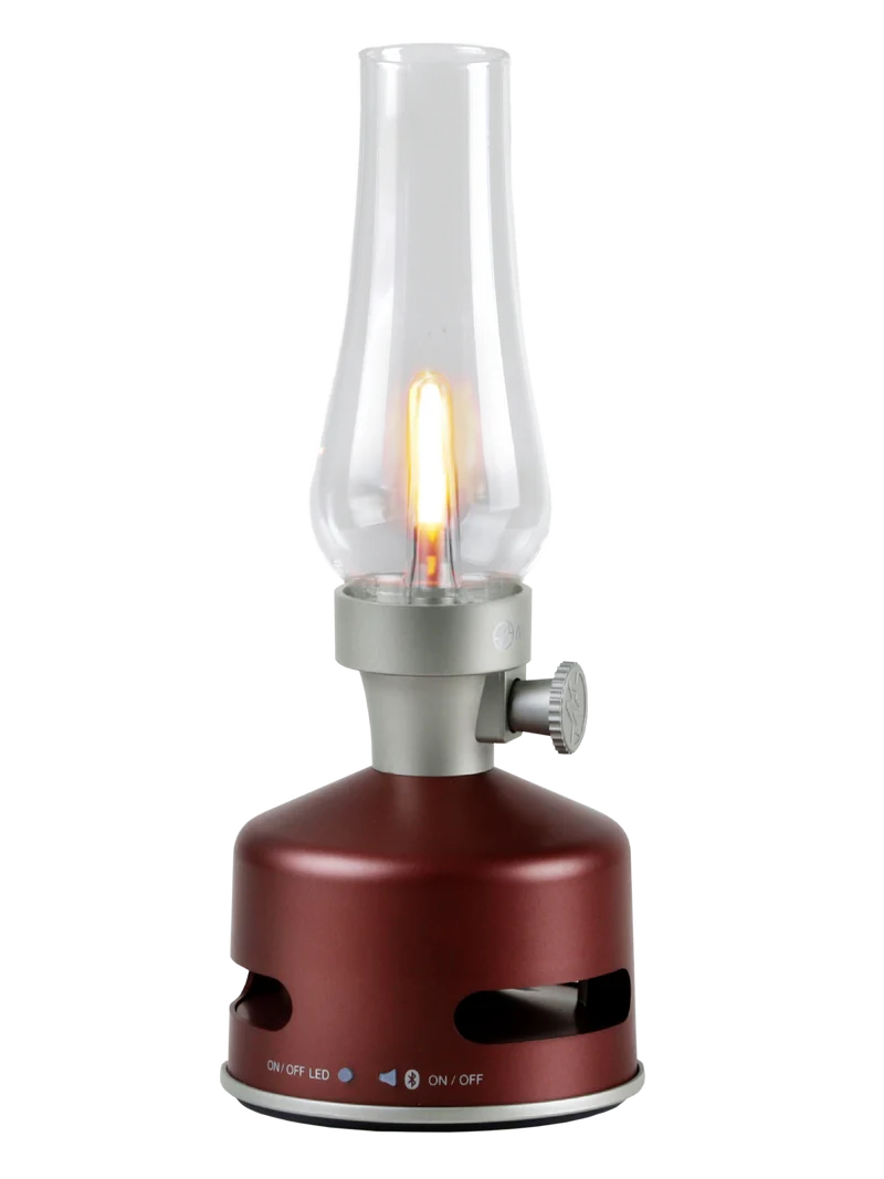 Die LED-Laterne mit Lautsprecher – Batteriebetrieben – Tragbar für das Vanlife
