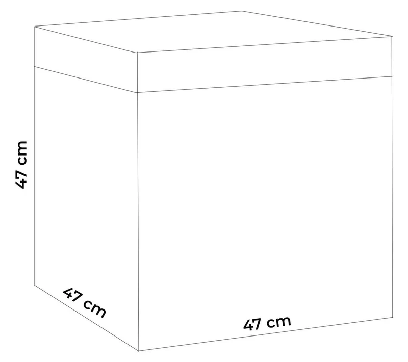 Cubo Pouf Contenitore in Similpelle e Cristalli Renier Argento