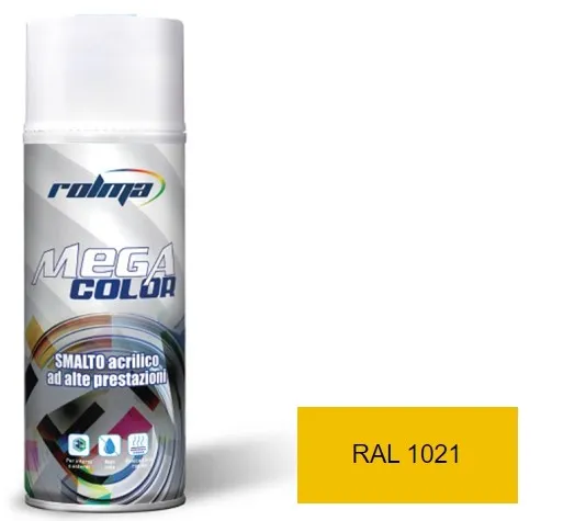 Vernice spray ral 1021 giallo navone
