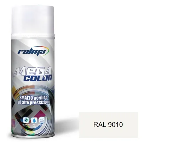 Vernice spray ral 9010 bianco