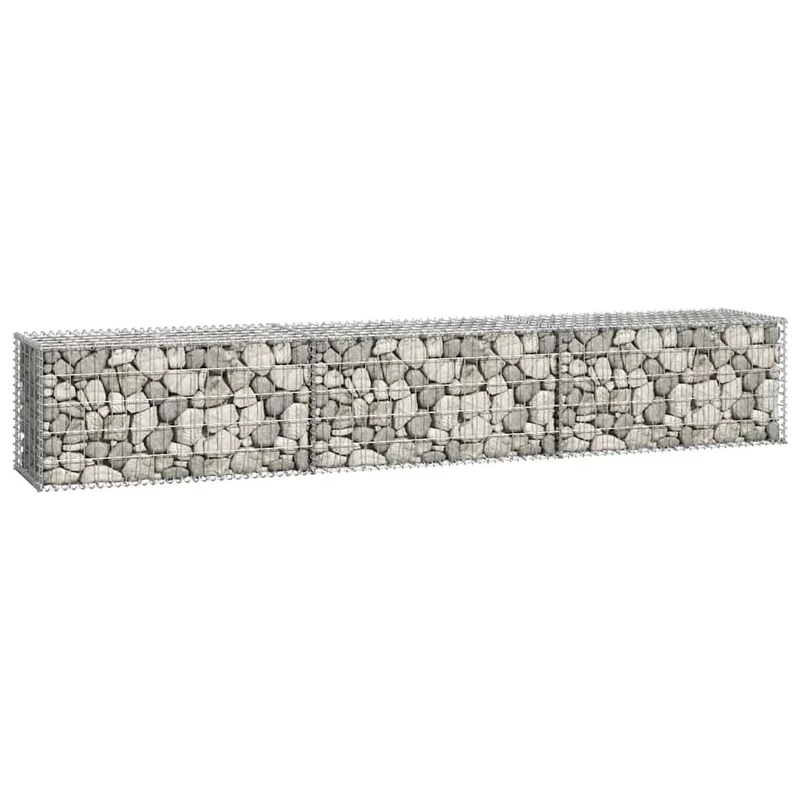 Gabbione con Copertura in Acciaio Zincato 300x50x50 cm