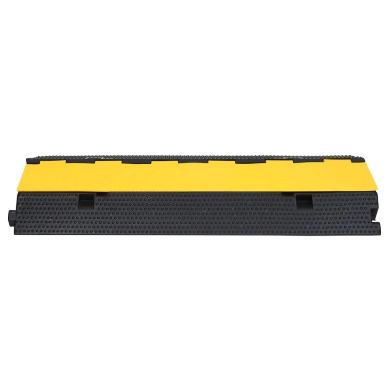 Dossi Passacavi con 2 Canali Set 2 Pezzi 100 cm in Gomma Passa Tubi e Condotte