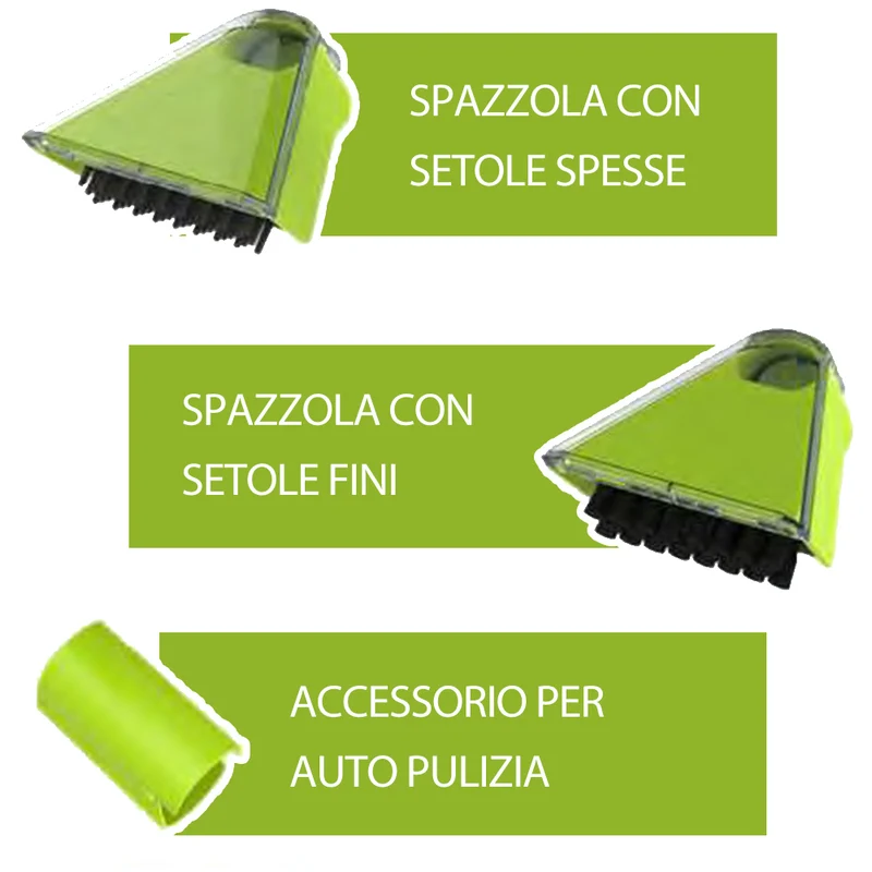 Smacchiatore Portatile 550W Doppio Serbatoio con 3 Accessori per Tappeti Divani
