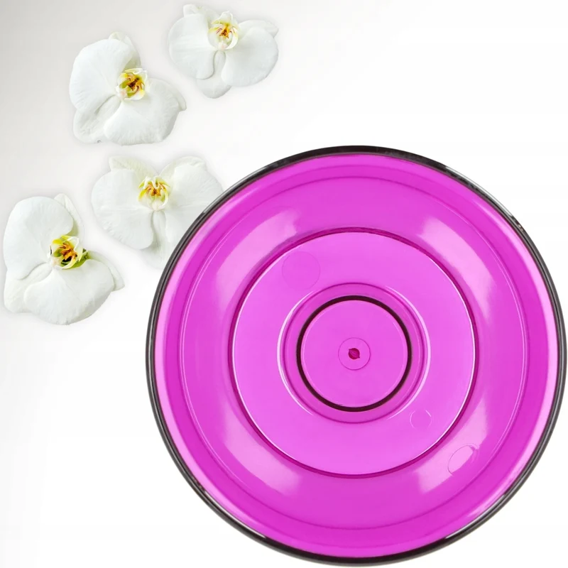 Vaso per orchidee KADAX in plastica, 12 cm, viola