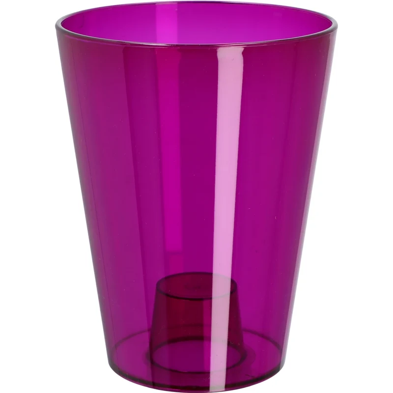 Vaso per orchidee KADAX in plastica, 12 cm, viola