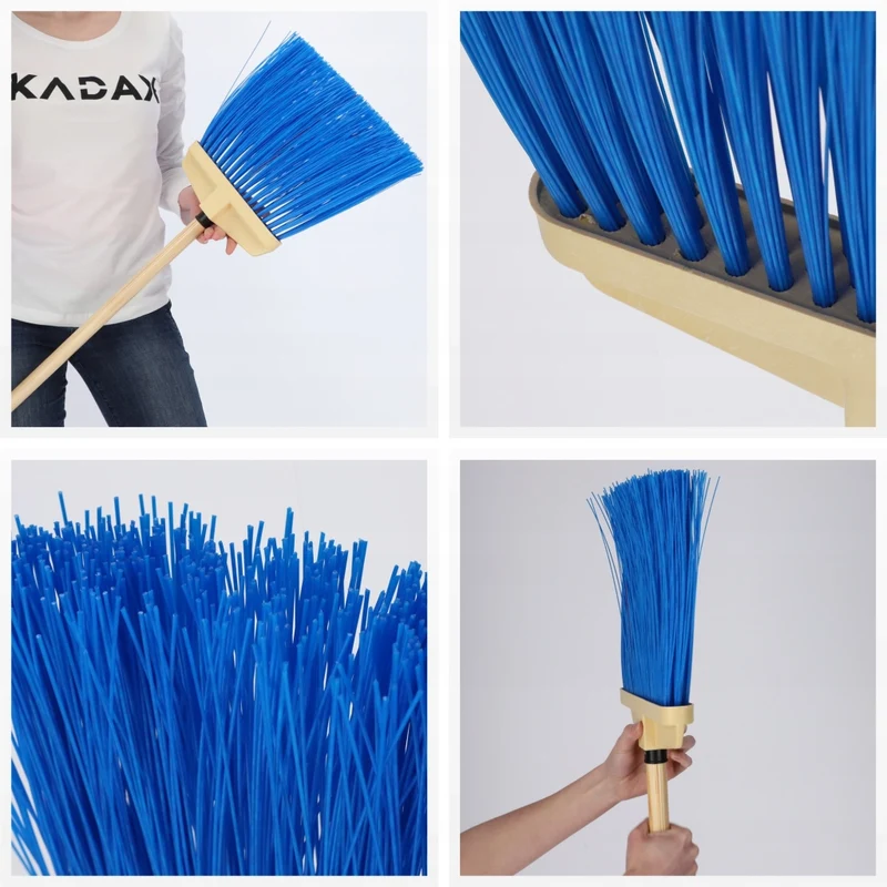Scopa da strada KADAX con manico in legno, 35 cm