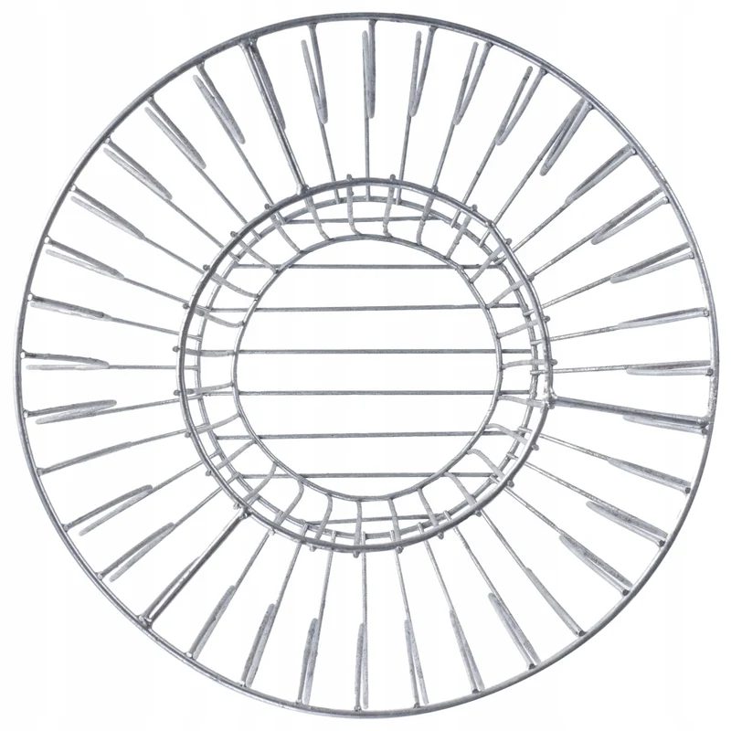 Vaso per gabbione KADAX, copertura per gabbione, cestello in acciaio, filo per gabbione zincato da 47 cm