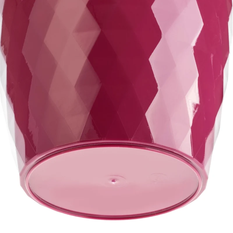 Vaso da fiori in plastica KADAX con supporto, coprivaso, 25 cm, rosa, Kadax