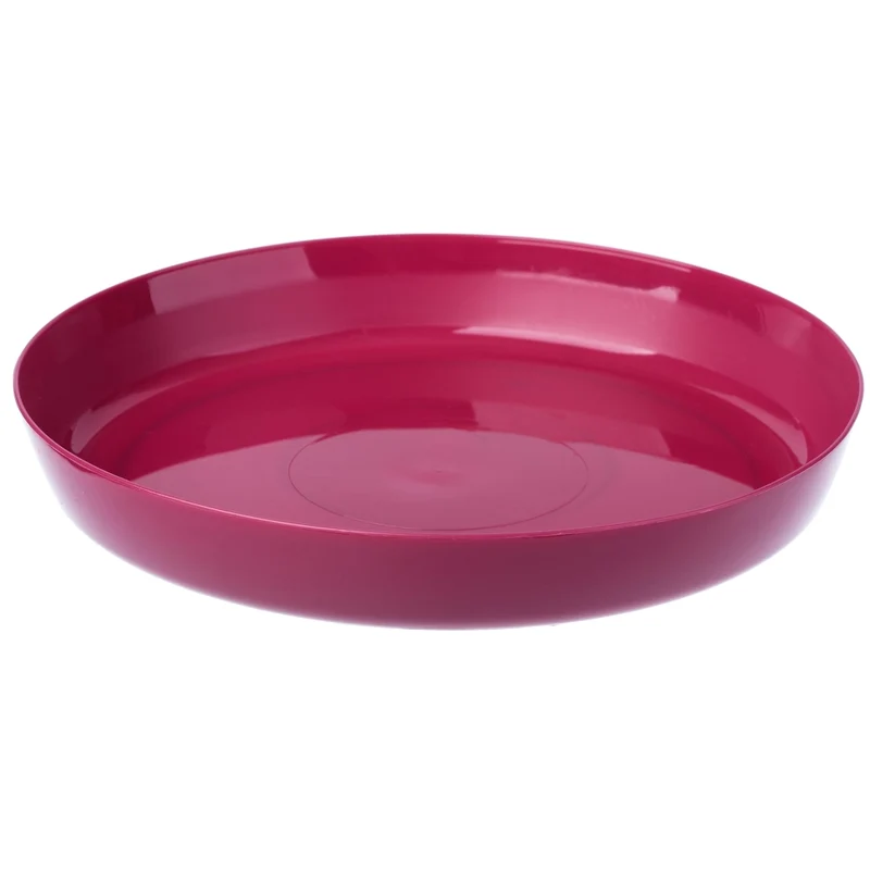 Vaso da fiori in plastica KADAX con supporto, coprivaso, 25 cm, rosa, Kadax