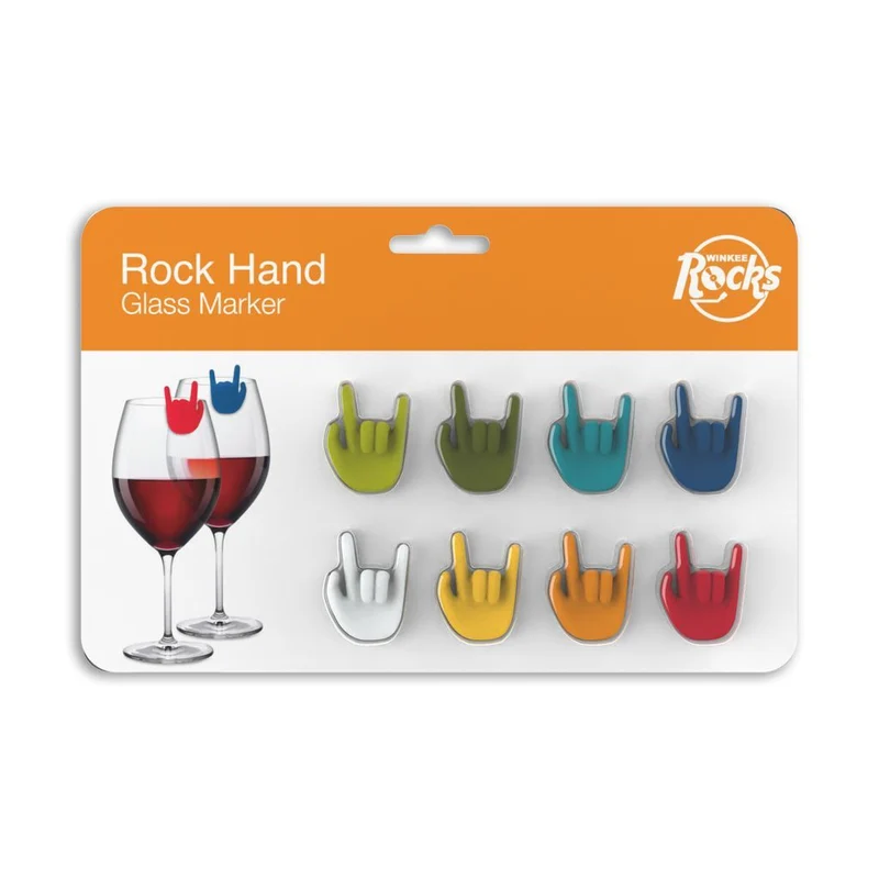 Segnabicchieri Mano Rock Set da 8 MAGS