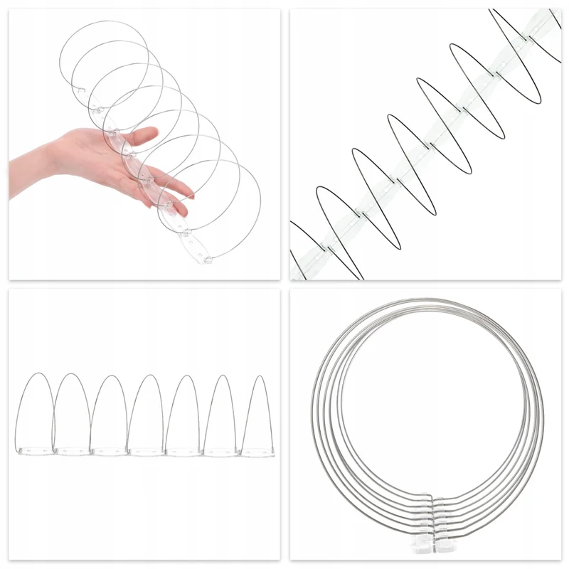 Spirali KADAX per uccelli, piccioni, dissuasori anti-uccelli, piccioni, corvi, 3M, 9 pezzi