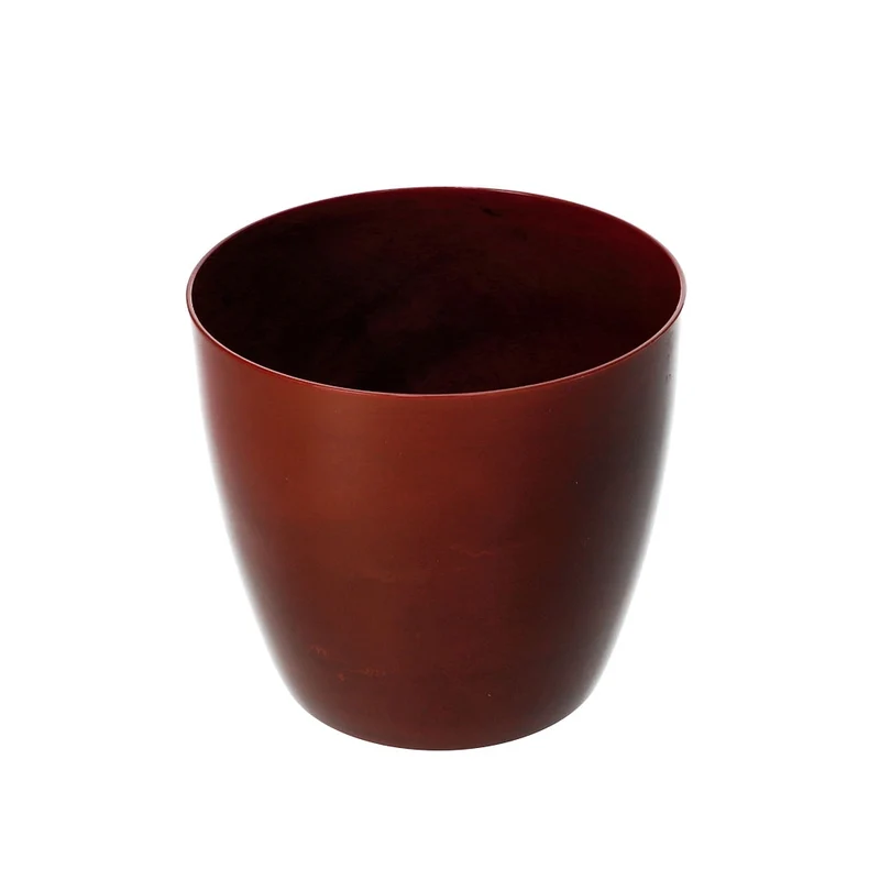 Coprivaso KADAX da 14 cm, vaso per fiori in marmo rosso, supporto per fiori da soggiorno