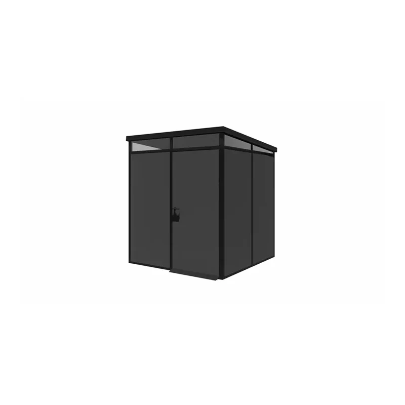 CASETTA MODULARE IN PVC E ALLUMINIO 2X2M