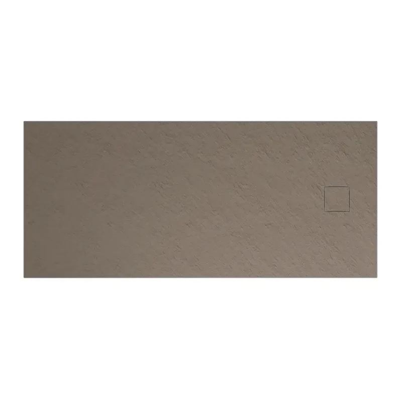 Piatto doccia 90x170 cm colore marrone effetto pietra | Samos