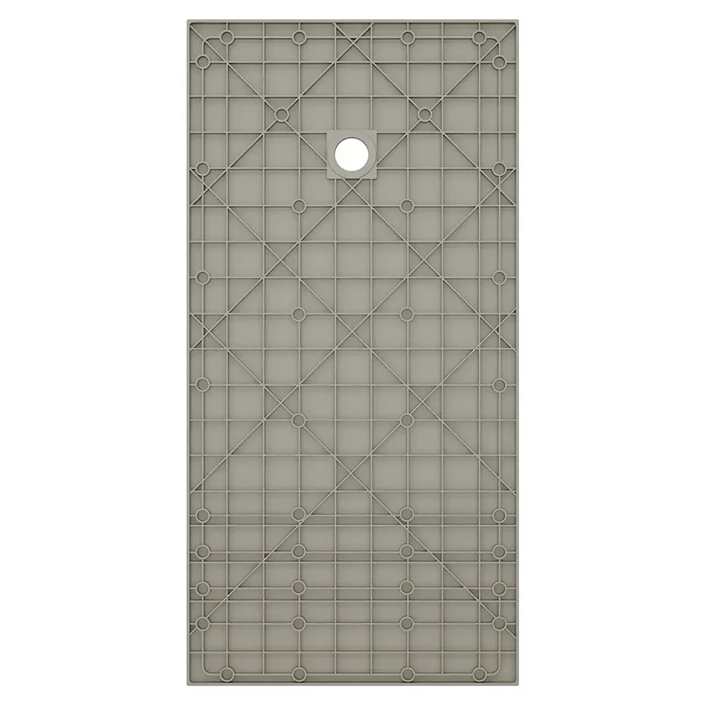 Piatto doccia 90x170 cm colore marrone effetto pietra | Samos