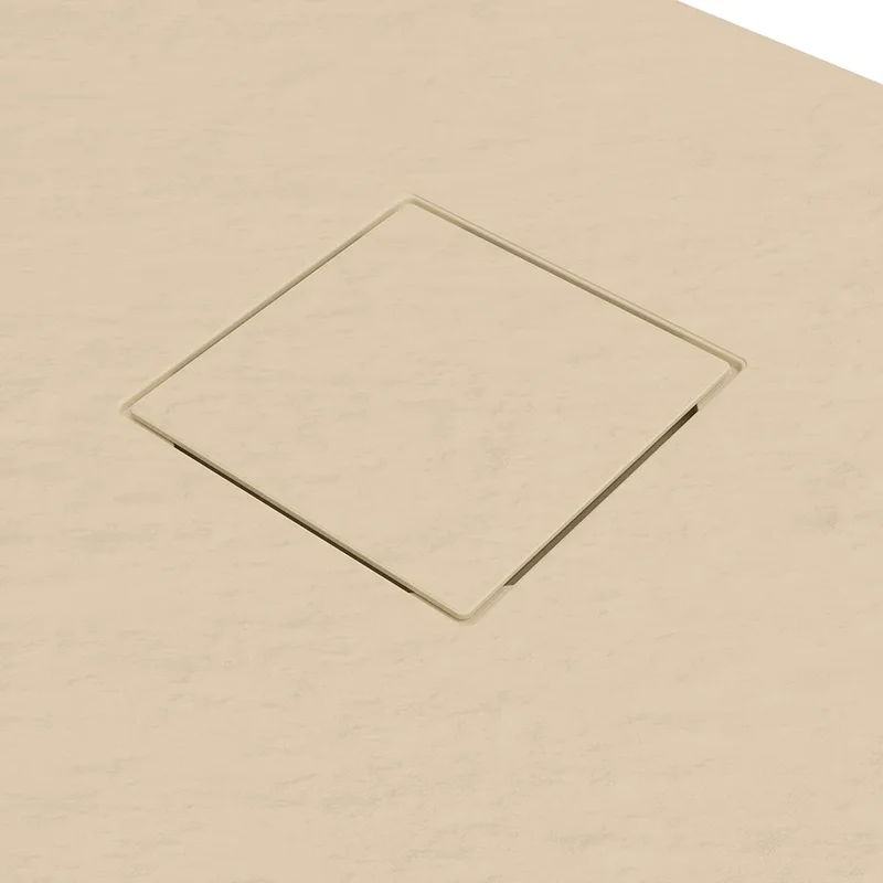 Piatto doccia 90x140 cm colore avorio effetto pietra | Samos