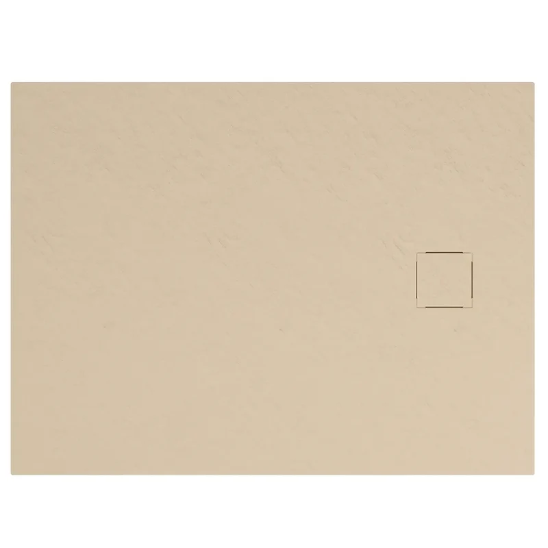 Piatto doccia 90x140 cm colore avorio effetto pietra | Samos