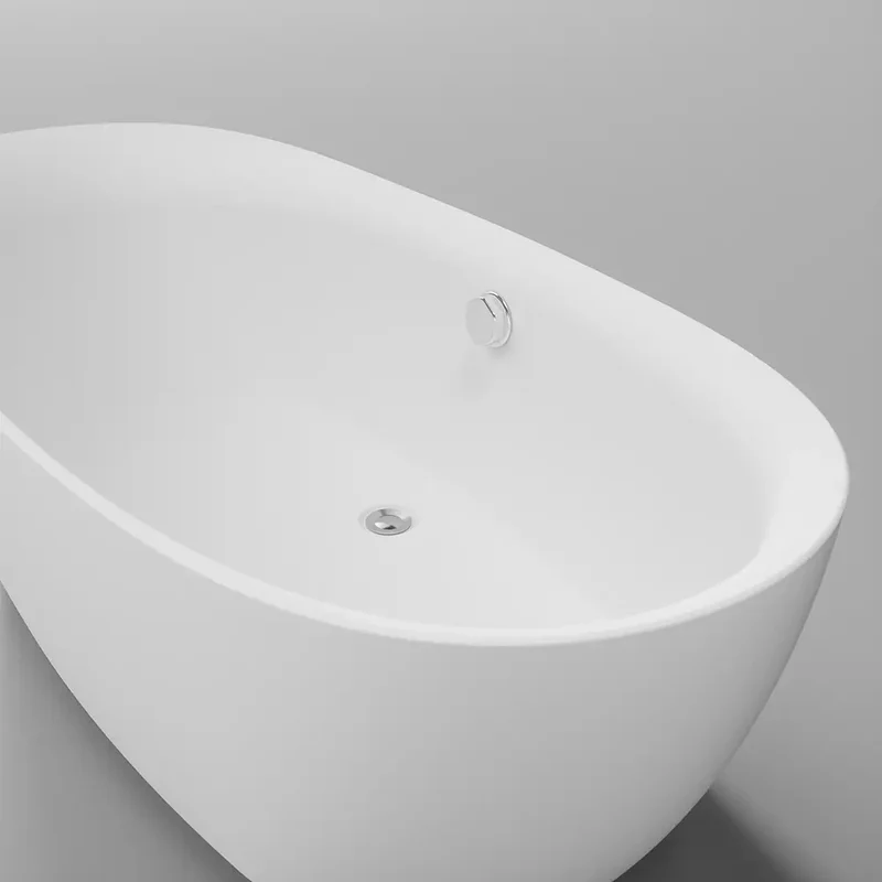 Vasca da bagno freestanding 180 cm acrilico bianco lucido centro stanza | Margherita