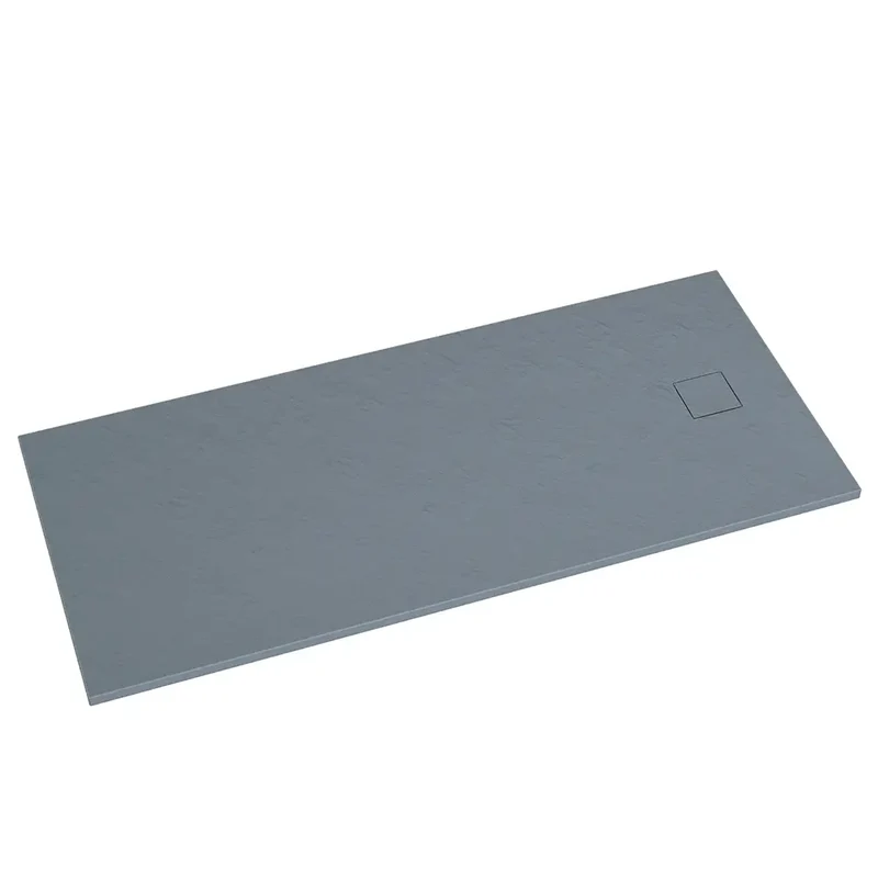 Piatto doccia 80x160 cm colore grigio effetto pietra | Samos