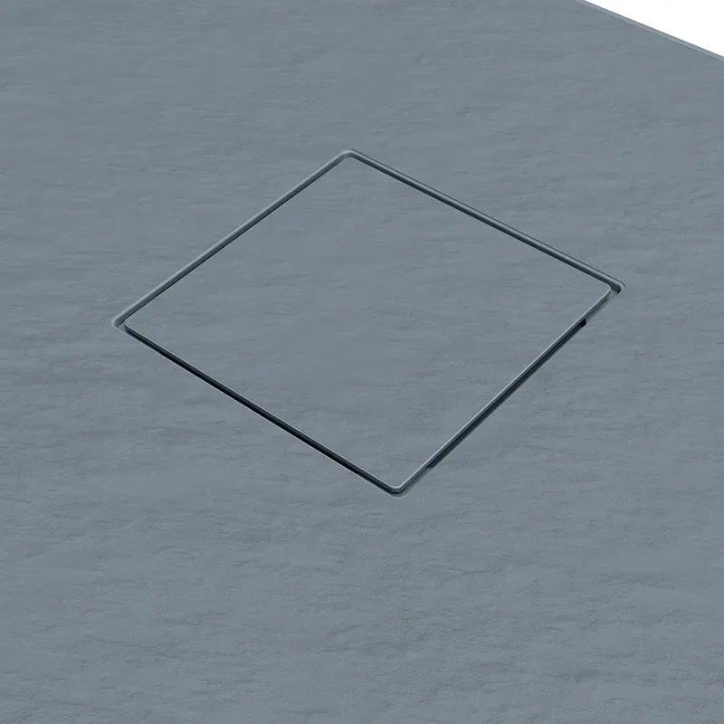 Piatto doccia 80x160 cm colore grigio effetto pietra | Samos