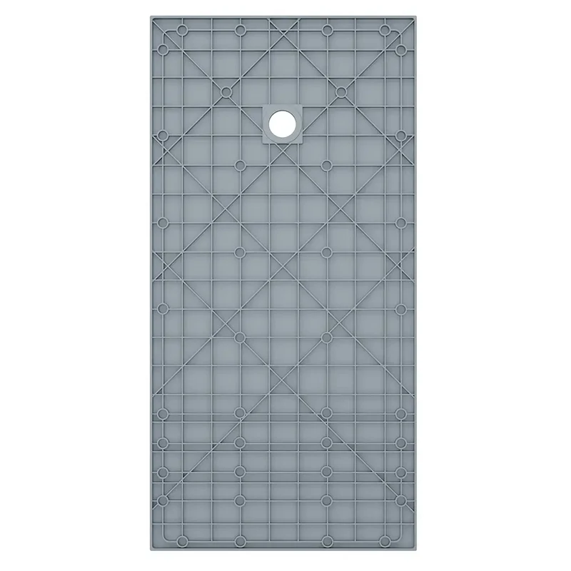 Piatto doccia 80x160 cm colore grigio effetto pietra | Samos