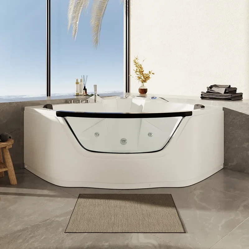 Vasca idromassaggio angolare 150x150 da interno con riscaldamento | Bliss