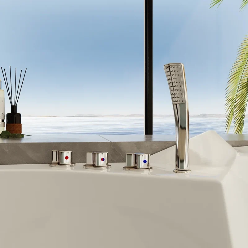 Vasca idromassaggio angolare 150x150 da interno con riscaldamento | Bliss
