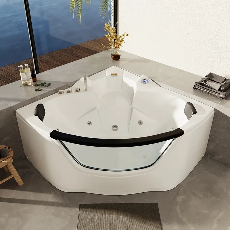 Vasca idromassaggio angolare 150x150 da interno con riscaldamento | Bliss