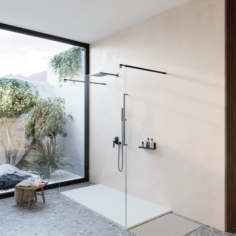 Piatto doccia 70x160 cm colore bianco effetto pietra | Samos