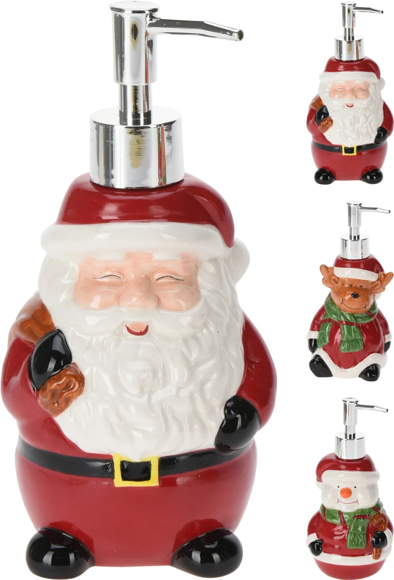 Dispenser Sapone Figura Natalizia 19 Cm 1 Pezzo