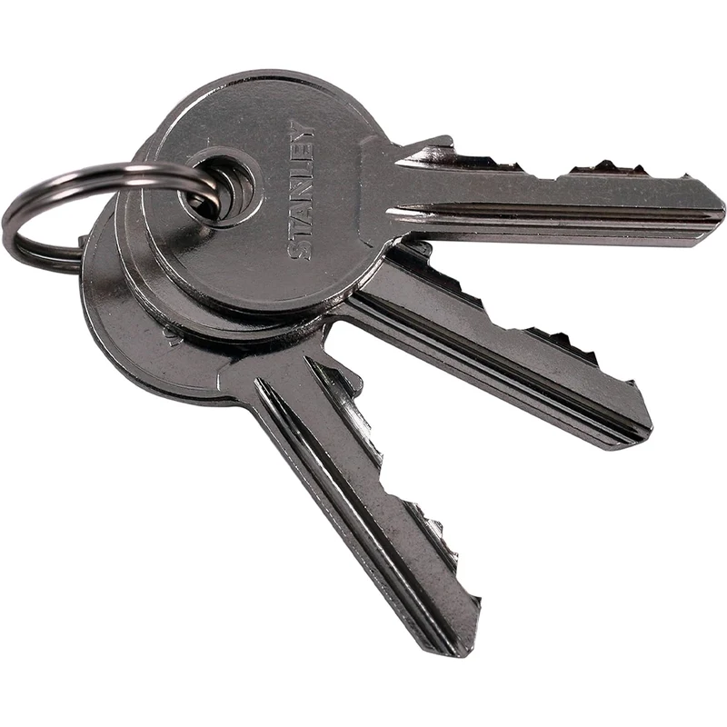 Stanley Lucchetto Arco Standard in Acciaio Cementato da 40 mm con 3 Chiavi