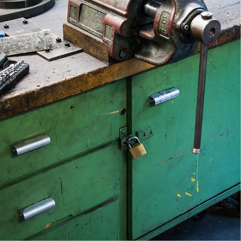 Stanley Lucchetto Arco Standard in Acciaio Cementato da 40 mm con 3 Chiavi