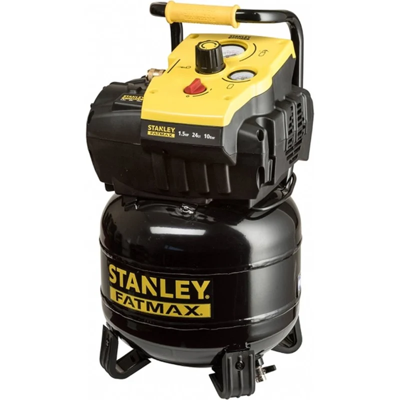 Compressore d'Aria Stanley Fatmax Verticale oil free 24 Litri Portatile 1,5 HP