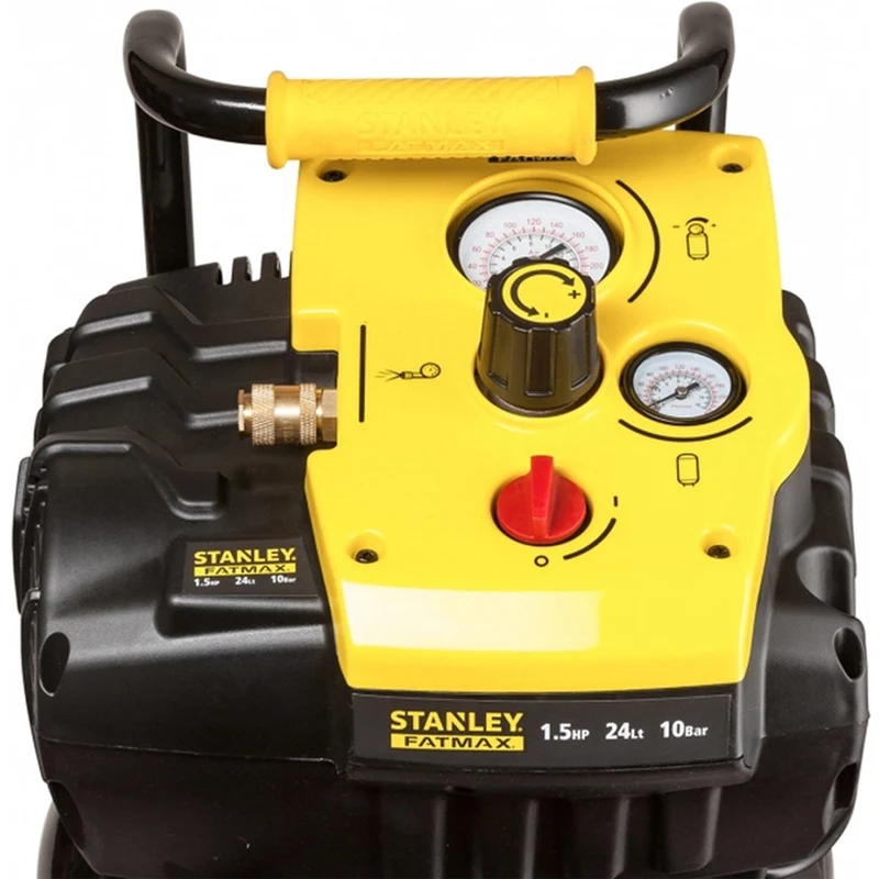 Compressore d'Aria Stanley Fatmax Verticale oil free 24 Litri Portatile 1,5 HP