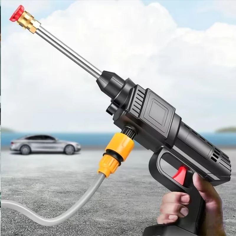 Idropulitrice Portatile 2 Batterie 48V ad Alta Pressione con 2 Ugelli Valigetta