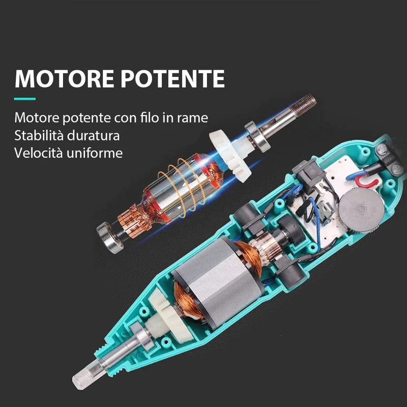 Mini smerigliatrice Elettrica Fresa Drill in Valigetta Strumento Rotativo 130W
