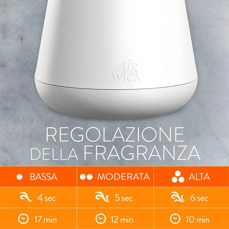 Airwick Armonia Istantanea 1 Diffusore di Oli Essenziali + 1 Ricarica Arancia