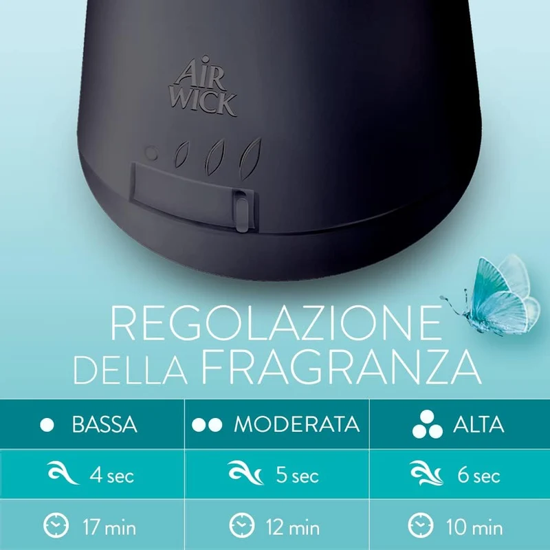 Airwick Armonia Istantanea 1 Diffusore di Oli Essenziali + 1 Ricarica Brezza Ocean
