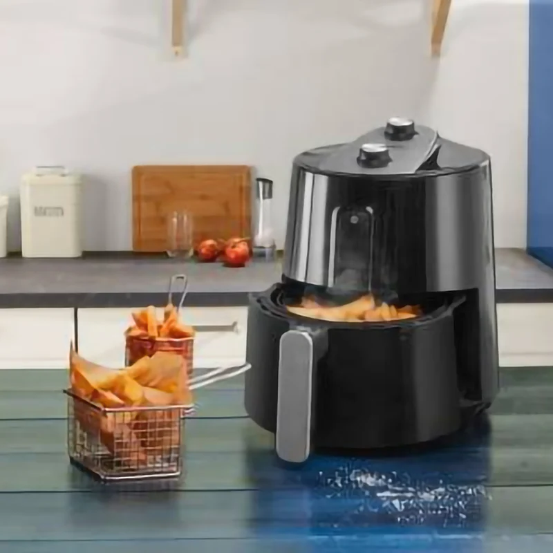 Friggitrice ad Aria Calda Golden Airfryer 3,2 LT AF 02 1 Timer 60 Minuti 1500 W