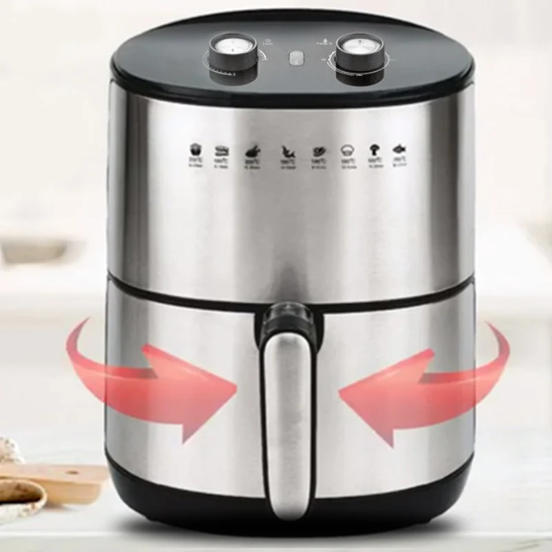 Friggitrice ad Aria Calda Golden Airfryer 3,2 LT AF 68 Timer 60 Minuti 1500 W