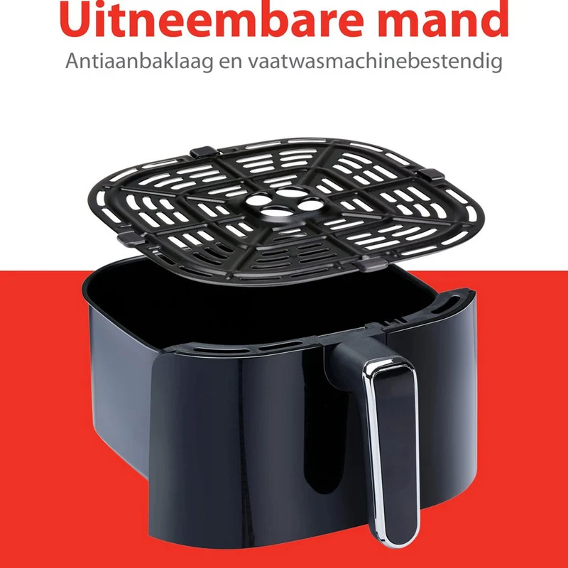Friggitrice ad Aria 4,5 Litri Display Digitale 1450W Temperatura fino a 200°C
