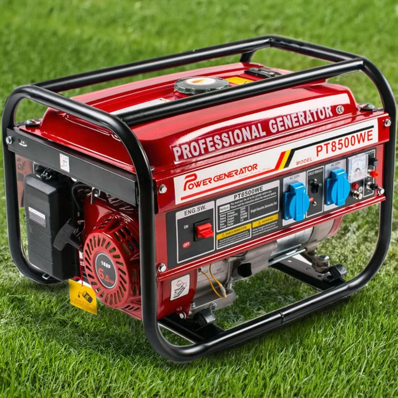 Generatore Professionale di Corrente a Benzina 3000W Raffreddato ad Aria 4 Tempi