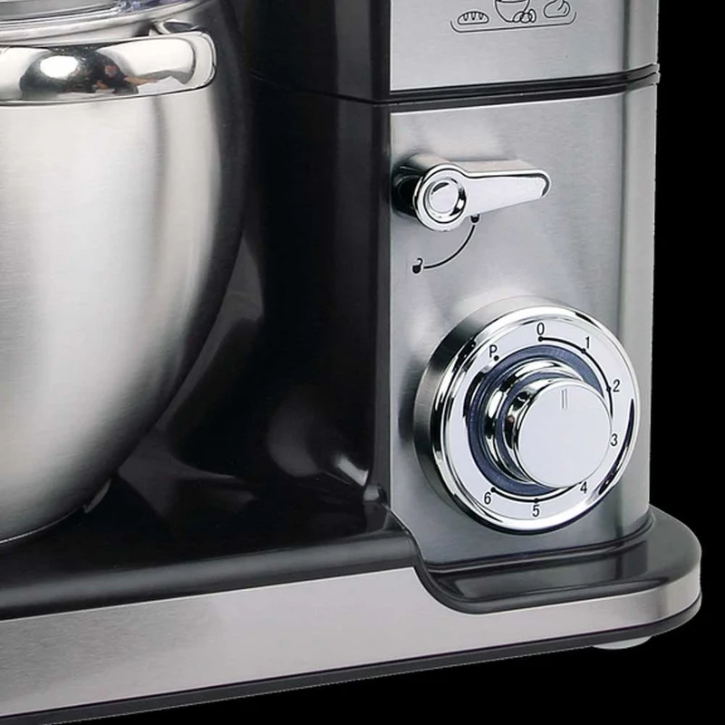 Impastatrice Planetaria con Ciotola in Acciaio Inox 10 LT Robot da Cucina 3in1