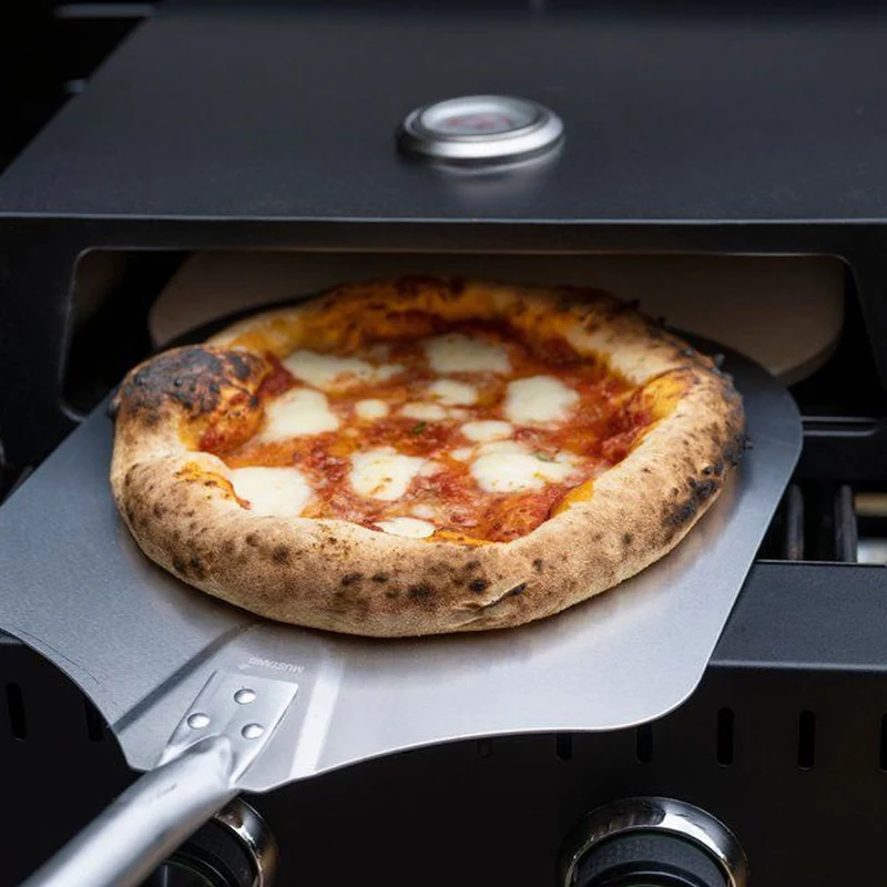 Forno Pizza Alla Brace Fornetto Per Pizza Per Cotture Su Barbecue 44,5x13x36 cm