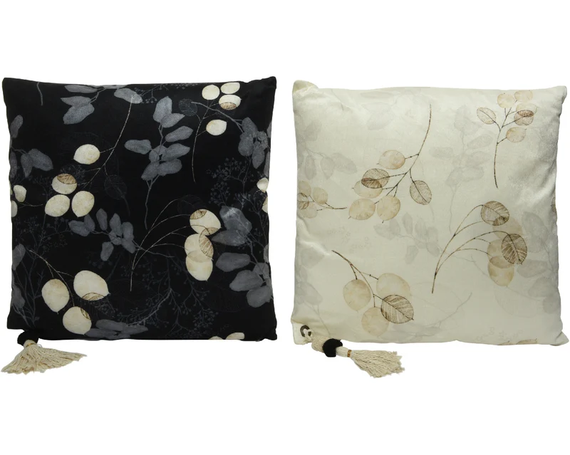 Cuscino Con Stampa Decoro Oro 45X45 Cm