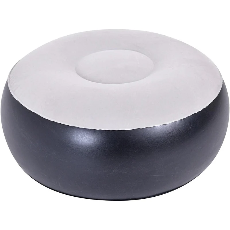 Poltrona Gonfiabile Lounge Con Pouf Poggiapiedi Casa Giardino Esterno 125x100x85