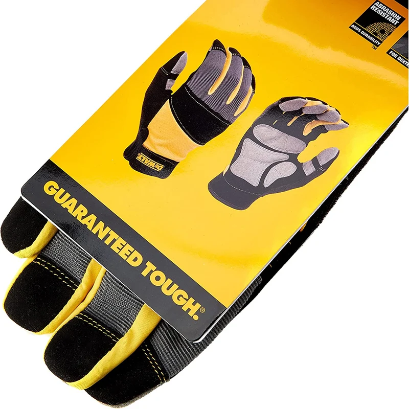 Dewalt Guanti da Lavoro con Imbottitura Protettiva Riflettente Anti Abrasioni